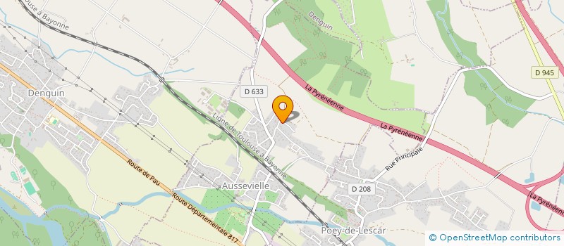 localisation de l'entreprise SCI COSER  AUSSEVIELLE