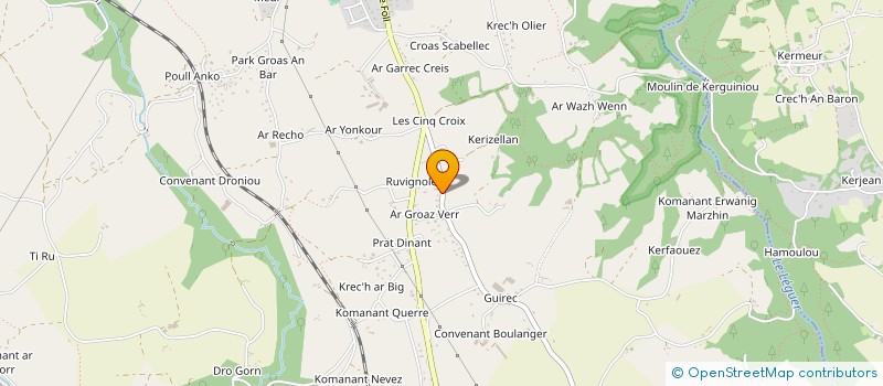 localisation de l'entreprise SCI COSI  PLOUBEZRE