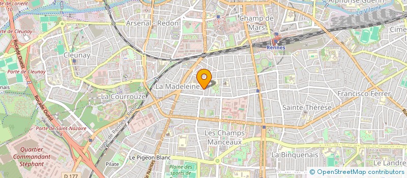localisation de l'entreprise SCI COSI  RENNES