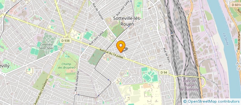 localisation de l'entreprise SCI COSINAD  SOTTEVILLE-LES-ROUEN