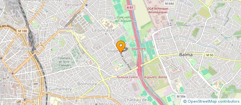 localisation de l'entreprise SCI COSINUS à TOULOUSE