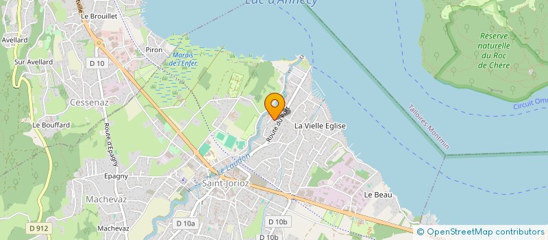 localisation de l'entreprise SCI COSINUS à SAINT-JORIOZ