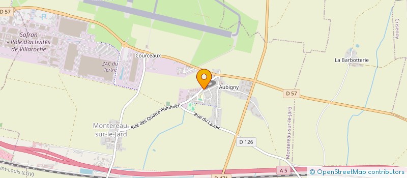 localisation de l'entreprise SCI COSKUN  MONTEREAU-SUR-LE-JARD