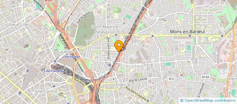 localisation de l'entreprise SCI COSMA à LILLE