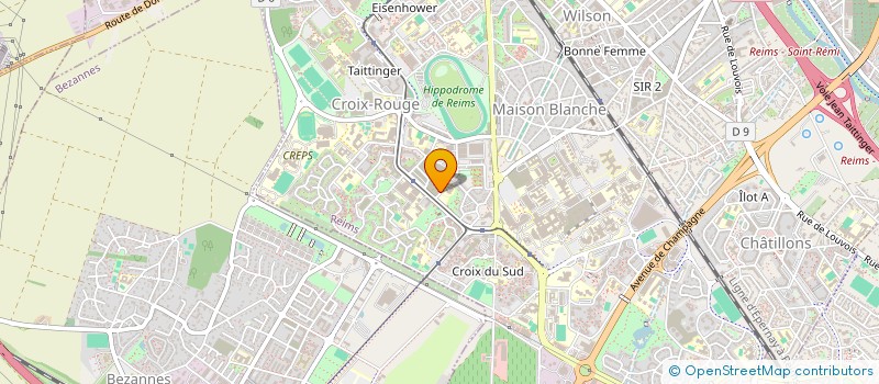 localisation de l'entreprise SCI COSMEDJAC  REIMS