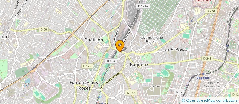 localisation de l'entreprise SCI COSMO à BAGNEUX