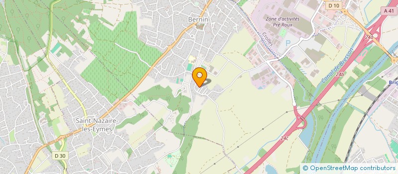 localisation de l'entreprise SCI COSMOLEDO  BERNIN