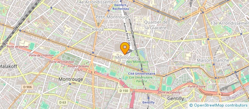 localisation de l'entreprise SCI COSMOS  PARIS