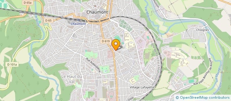 localisation de l'entreprise SCI COSMOS à CHAUMONT