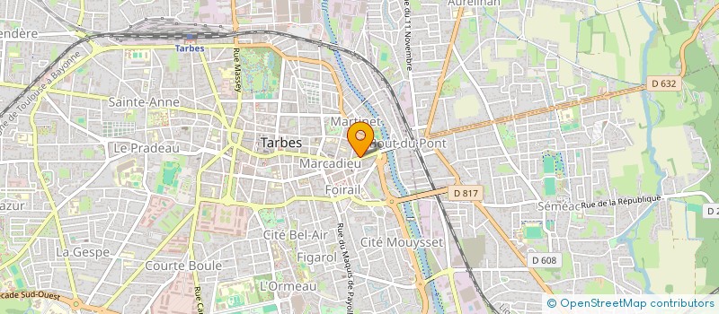 localisation de l'entreprise SCI COSMOS  TARBES