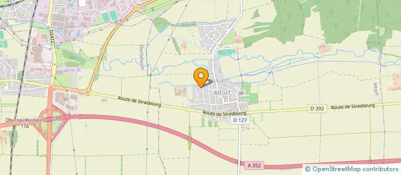 localisation de l'entreprise SCI COSMOS  ALTORF