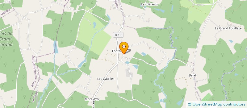 localisation de l'entreprise SCI COSMOVILLAGE  EYGURANDE-ET-GARDEDEUIL