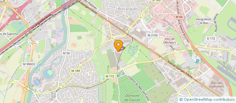 localisation de l'entreprise SCI COSODIX à LATTES