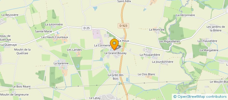 localisation de l'entreprise SCI COSOLYS  MESANGER