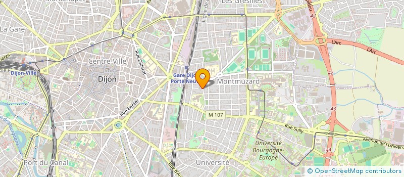 localisation de l'entreprise SCI COSOTTI-TRUDIN à DIJON