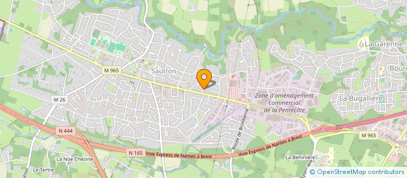 localisation de l'entreprise SCI COSQUER ET COMPAGNIE  SAUTRON