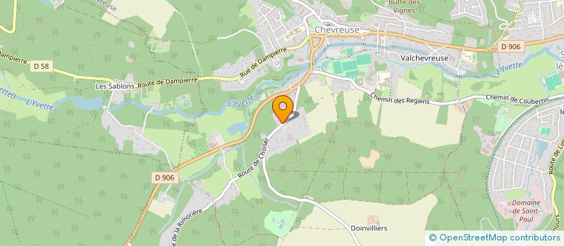 localisation de l'entreprise SCI COSS  CHEVREUSE