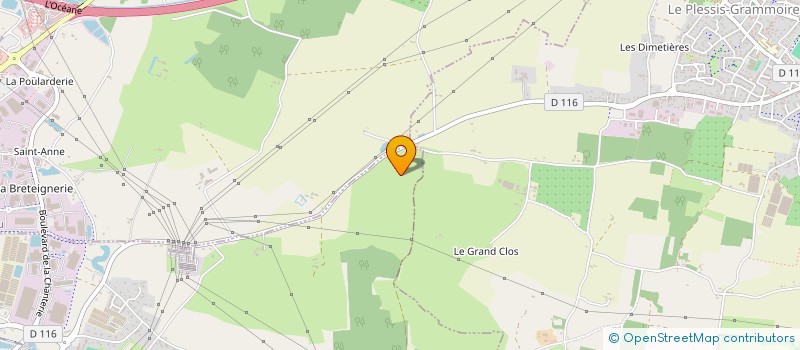 localisation de l'entreprise SCI COSSIN  LE PLESSIS-GRAMMOIRE