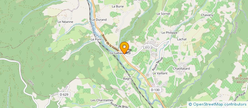 localisation de l'entreprise SCI COSSON  LETRA