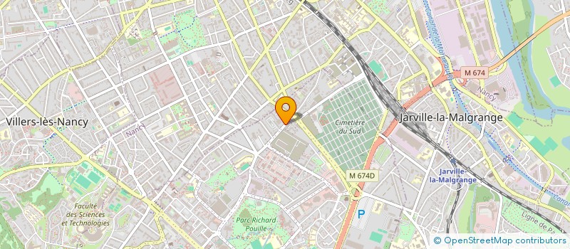 localisation de l'entreprise SCI COSSON FRANIATTE  VANDUVRE-LES-NANCY