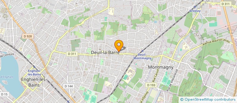 localisation de l'entreprise SCI COSTA  DEUIL-LA-BARRE