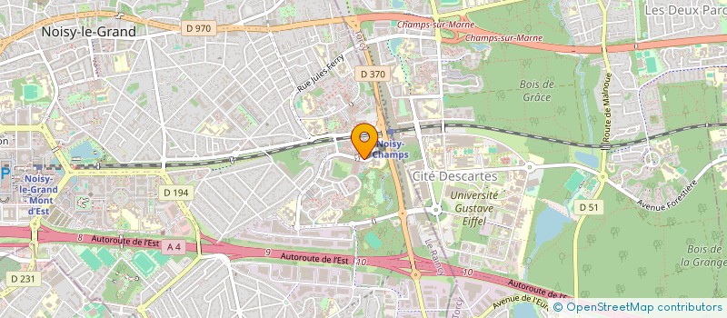 localisation de l'entreprise SCI COSTA CARREYES à NOISY-LE-GRAND