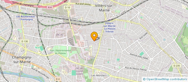 localisation de l'entreprise SCI COSTA COSTA  LE PERREUX-SUR-MARNE