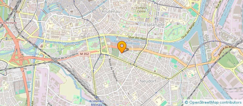 localisation de l'entreprise SCI COSTA DE BEAUREGARD  STRASBOURG