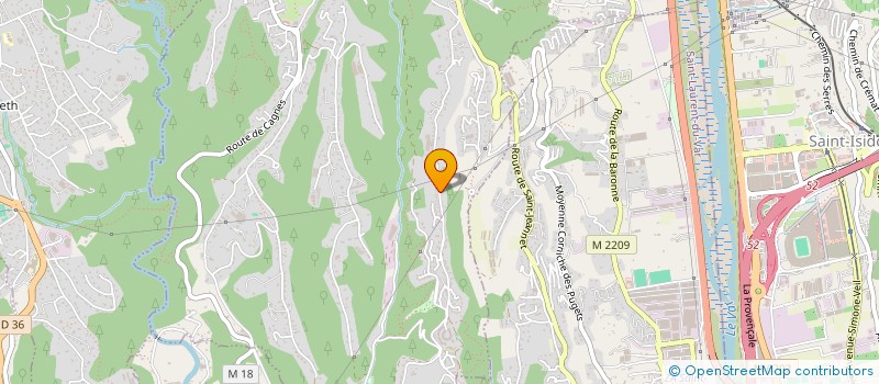 localisation de l'entreprise SCI COSTA DE LA LUZ  LA GAUDE