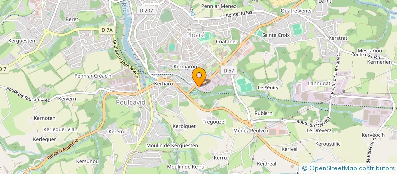 localisation de l'entreprise SCI COSTA DOUARNENEZ  DOUARNENEZ