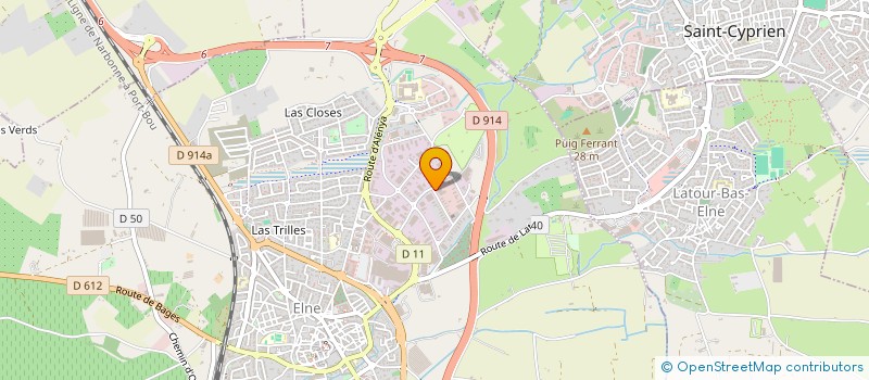 localisation de l'entreprise SCI COSTA JEAN à ELNE