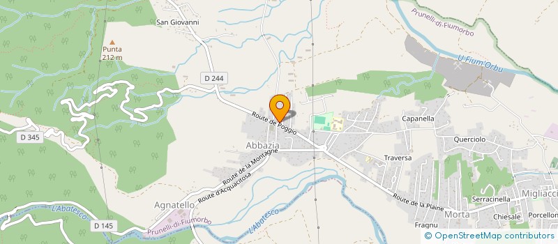 localisation de l'entreprise SCI COSTA NOVA à PRUNELLI-DI-FIUMORBO