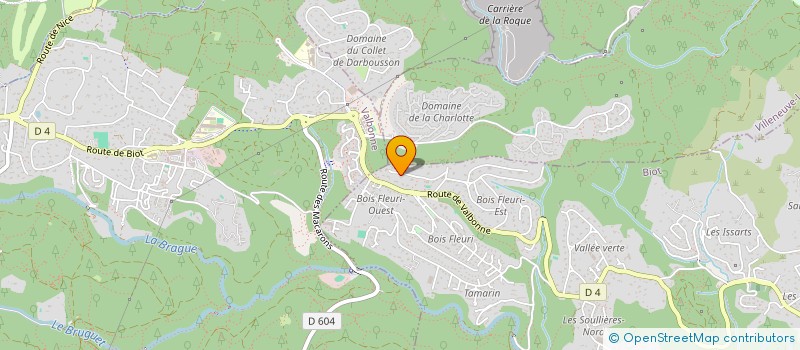 localisation de l'entreprise SCI COSTABIOT à BIOT