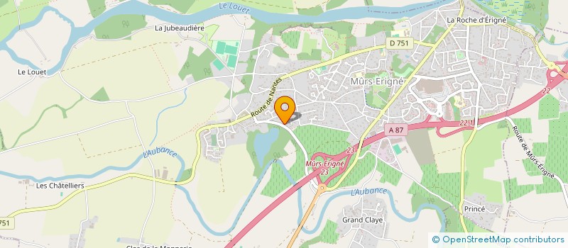 localisation de l'entreprise SCI COSTALIS  MURS-ERIGNE