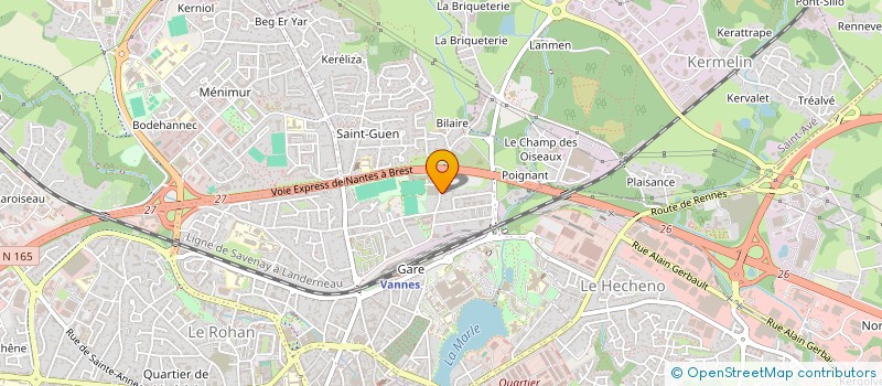 localisation de l'entreprise SCI COSTAMARE  VANNES