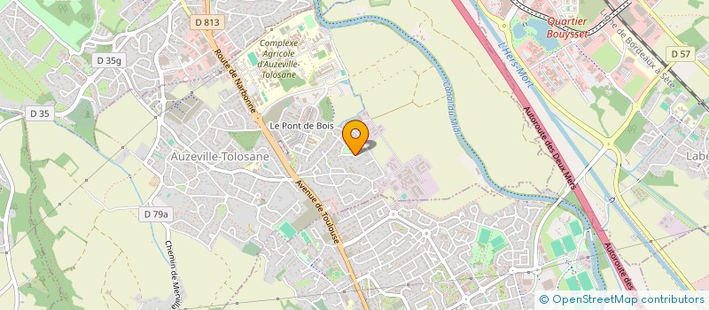 localisation de l'entreprise SCI COSTANZO CRUZ  AUZEVILLE-TOLOSANE