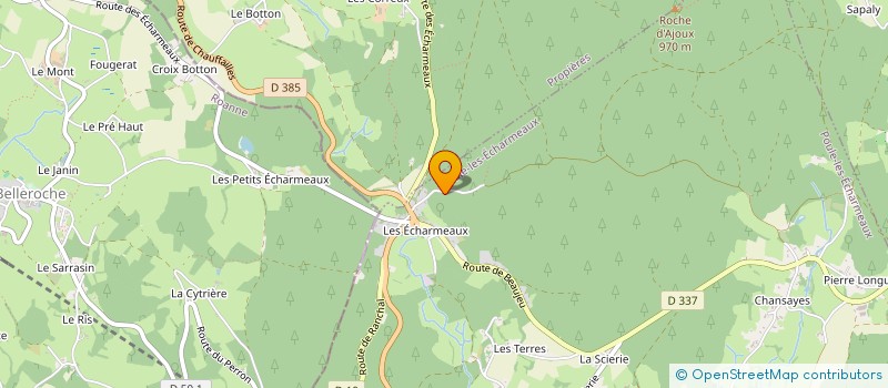 localisation de l'entreprise SCI COSTAU  POULE-LES-ECHARMEAUX