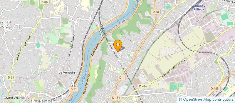 localisation de l'entreprise SCI COSTE  CALUIRE-ET-CUIRE