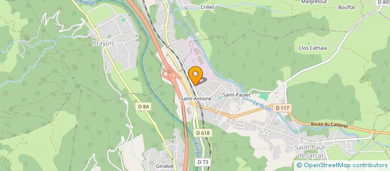 localisation de l'entreprise SCI COSTE à SAINT-PAUL-DE-JARRAT
