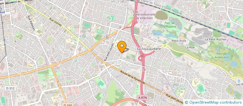 localisation de l'entreprise SCI COSTE à ANGERS