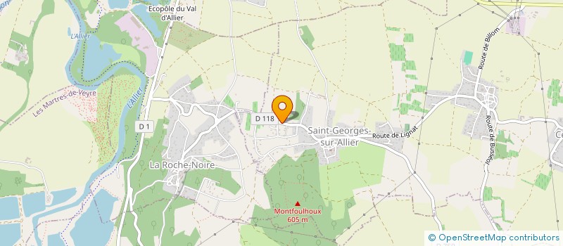 localisation de l'entreprise SCI COSTE LES PEROUSES  PERIGNAT-SUR-ALLIER