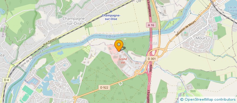 localisation de l'entreprise SCI COSTE ROUGE  L'ISLE-ADAM