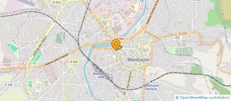 localisation de l'entreprise SCI COSTES CHOLIN à MONTLUCON