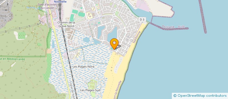 localisation de l'entreprise SCI COSTES PLN  PORT-LA-NOUVELLE