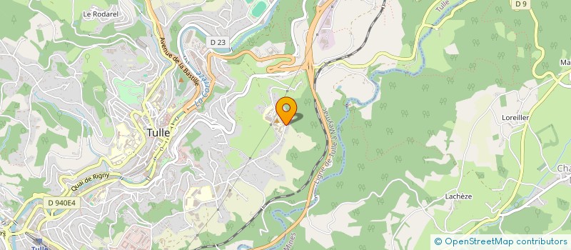 localisation de l'entreprise SCI COSTESSIMO  TULLE