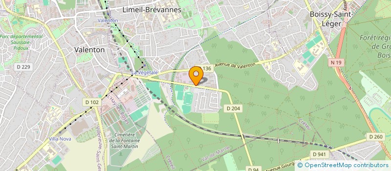 localisation de l'entreprise SCI COSTEY à LIMEIL-BREVANNES