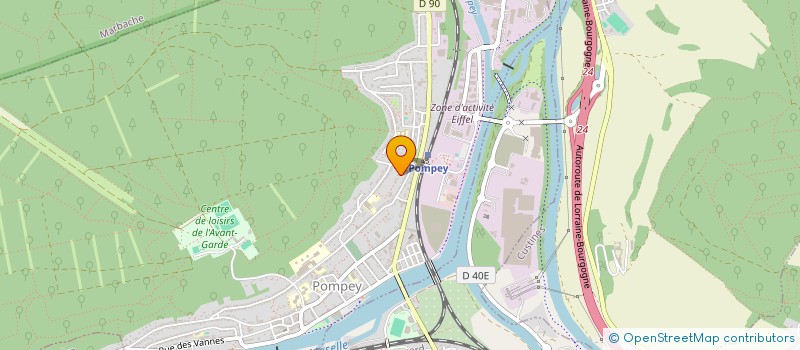 localisation de l'entreprise SCI COSTIMMO  POMPEY