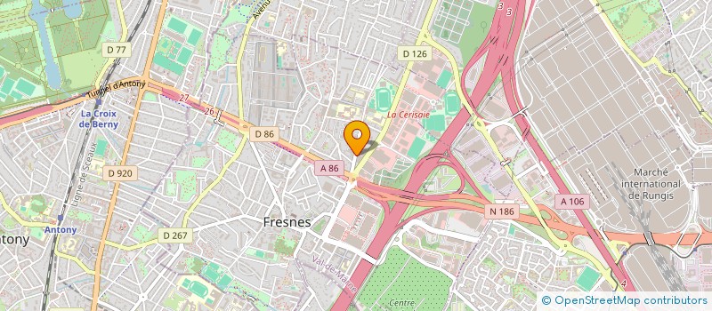 localisation de l'entreprise SCI COSY LIFE à ANTONY