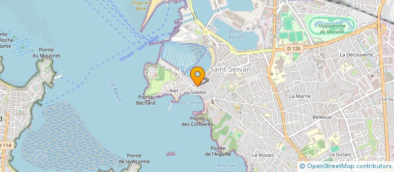 localisation de l'entreprise SCI COSY MIMO  SAINT-MALO