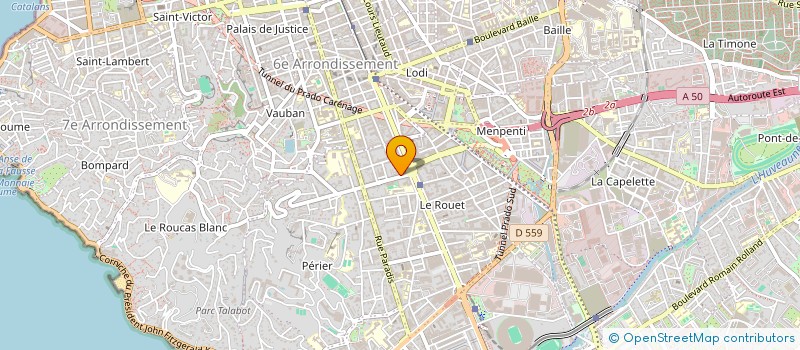 localisation de l'entreprise SCI COSYLVA à MARSEILLE